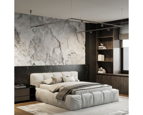 Titan Line Шинопровод накладной титан 2м 85227/00