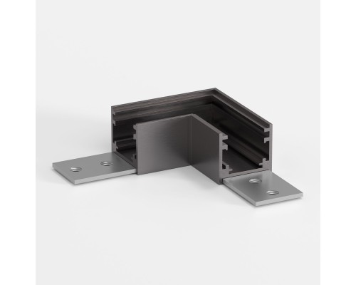 Titan Line Коннектор угловой для накладного шинопровода титан 85224/00