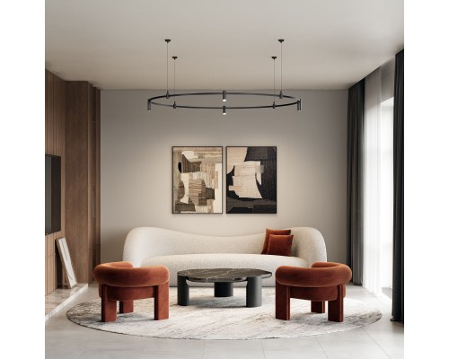 Esthetic Magnetic Шинопровод Round черный Ø1500 85217/00