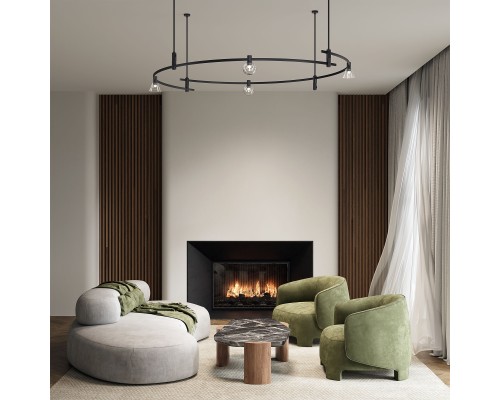 Esthetic Magnetic Шинопровод Round черный Ø1800 85218/00