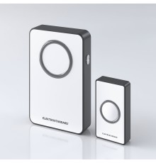 Звонок беспроводной 38M IP20 DBQ27M WL Белый/Чёрный