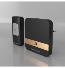 Звонок беспроводной WL 52M IP44 Черный DBQ24M