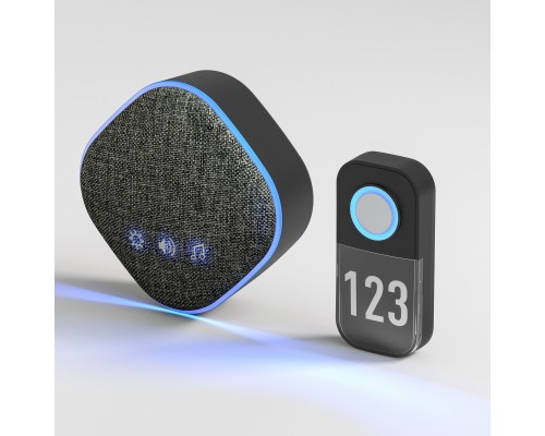 Звонок беспроводной 36M IP20 DBQ29M WL черный