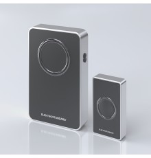 Звонок беспроводной 38M IP20 DBQ27M WL Чёрный/Серебро