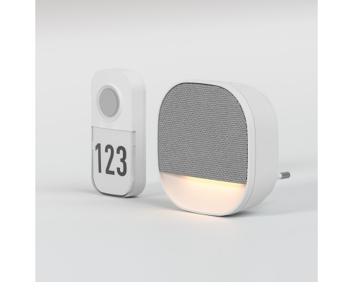 Звонок беспроводной 36M IP20 DBQ30M WL белый