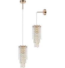 Светильник подвесной-настенный Stilfort 2187/03/01P серия Rain of Crystal