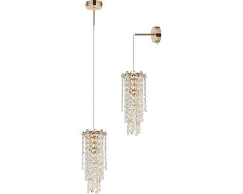 Светильник подвесной-настенный Stilfort 2187/03/01P серия Rain of Crystal