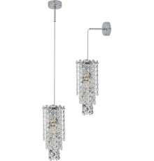 Светильник подвесной-настенный Stilfort 2187/09/01P серия Rain of Crystal