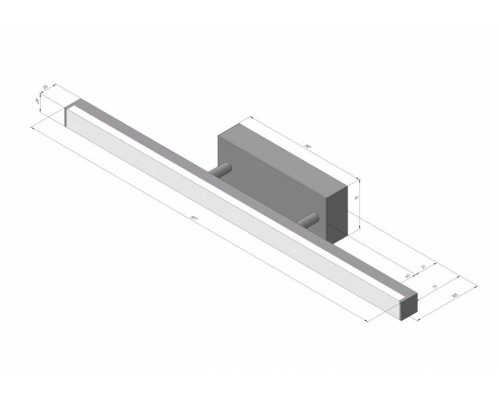 L 516 LED 18W 4000К BK