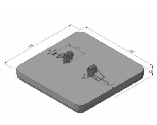 LED AFS 036 36W 4500K WH