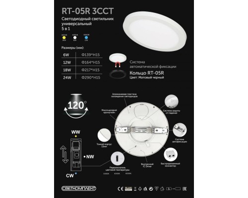 RT-05R 3CCT 12W