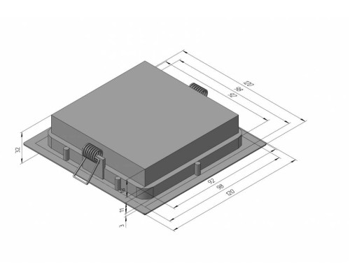 SDL 12S 7W WH 3000K