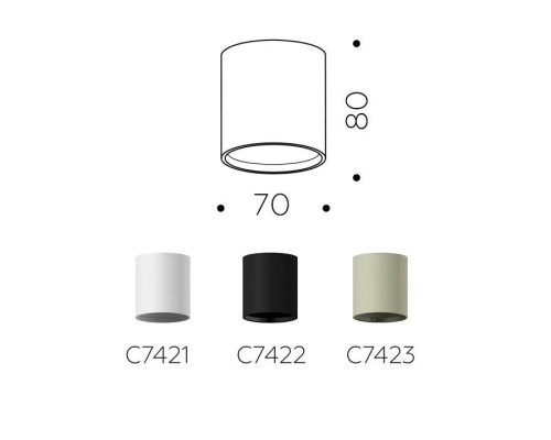 Корпус светильника Ambrella light DIY Spot C7422
