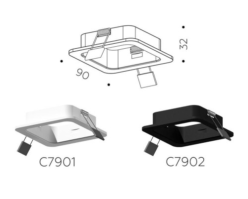 Корпус светильника Ambrella light DIY Spot C7902