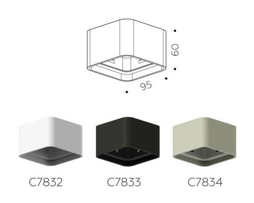Корпус светильника Ambrella light DIY Spot C7833