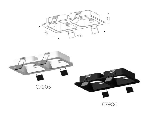 Корпус светильника Ambrella light DIY Spot C7905