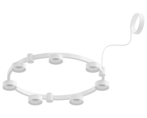 Корпус подвесной люстры Ambrella light DIY Spot Techno Ring SWH белый песок C9236