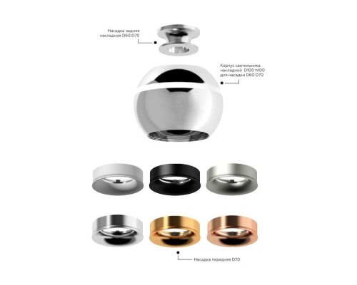 Насадка задняя Ambrella light DIY Spot N7929