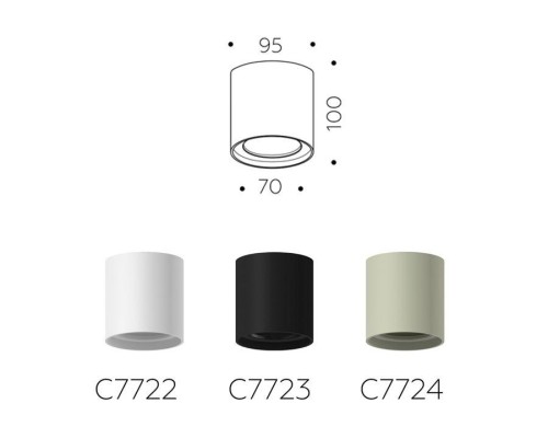 Корпус светильника Ambrella light DIY Spot C7723