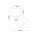 Бра Vele Luce Lotus VL1054W01