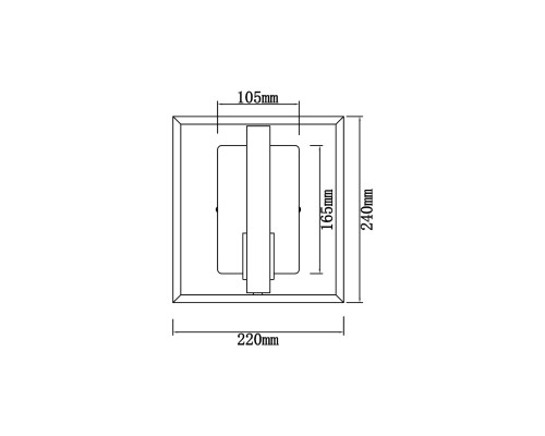 Бра Vele Luce Bastion VL6112W01