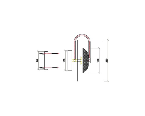 Бра Vele Luce Rainbow VL5744W21