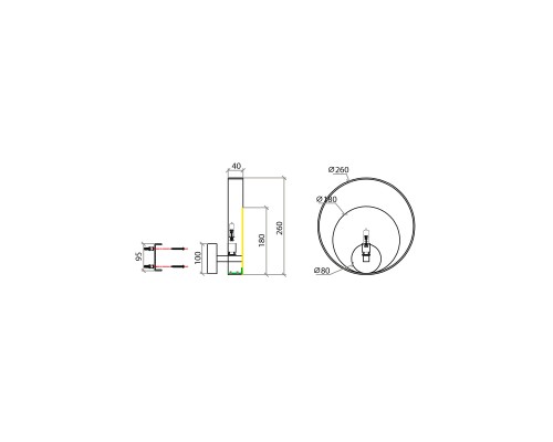 Бра Vele Luce Saturno VL5764W11