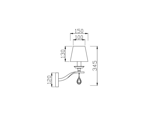 Бра Vele Luce Destino VL1603W01