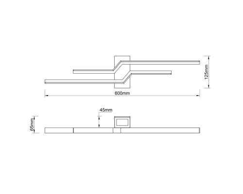 Бра Escada Rail 10219/2LED Black
