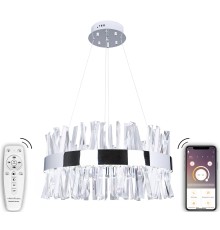 Подвесная светодиодная люстра Natali Kovaltseva INNOVATION STYLE 83048 100W 3300*4300*7000K Хром