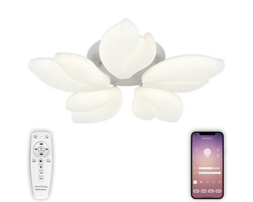 Люстра потолочная Natali Kovaltseva LED LAMPS 81116 Effect 100Вт Белый 3000 / 4300 / 6500К