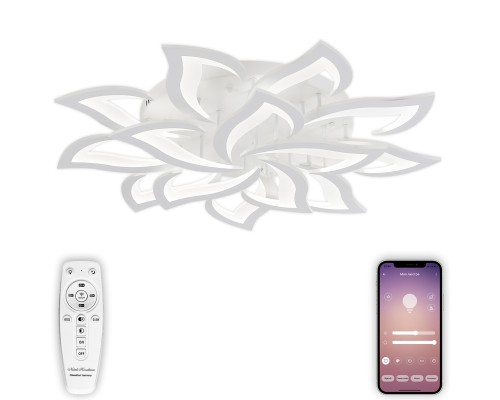 Люстра потолочная Natali Kovaltseva LED LAMPS 81335 Olimp 240Вт Белый 3000 / 4300 / 6500К