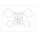 Потолочная светодиодная люстра Ambrella light Acrylica Original FA3822