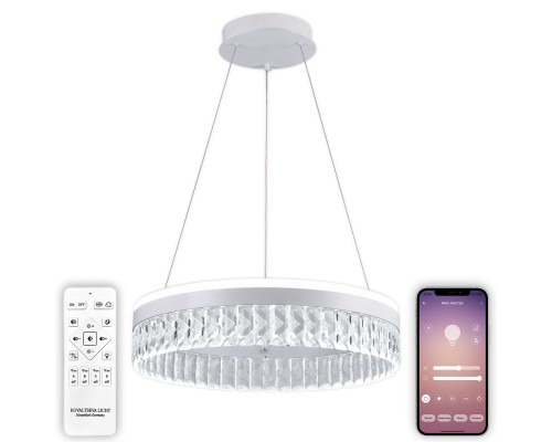 Люстра подвесная Natali Kovaltseva INNOVATION STYLE 83127 Sad Queen 120Вт Белый 3000 / 4300 / 6500К