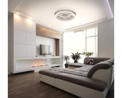 Светодиодная люстра Natali Kovaltseva LED LAMPS 81098 120W белый 3300/4300/7000K с пультом