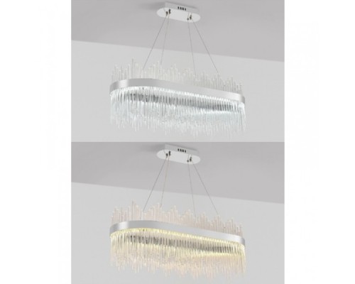 Подвесная люстра Natali Kovaltseva LED LAMPS 81265 120 Вт 3300/4300/7000K Хром