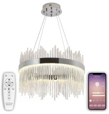 Подвесная люстра Natali Kovaltseva LED LAMPS 81261 100 Вт 3300/4300/7000K Хром