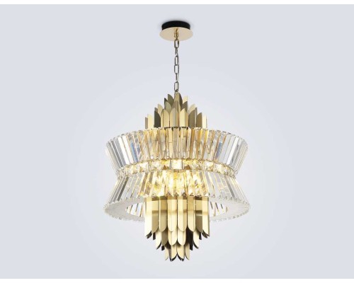 Подвесная люстра с хрусталем Ambrella light High Light LH41017