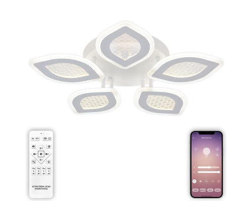 Люстра потолочная Natali Kovaltseva LED LAMPS 81167 100Вт Белый 3000 / 4300 / 6500К