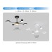 Потолочная светодиодная люстра Ambrella light Comfort LineTech FL51631