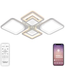 Люстра потолочная Natali Kovaltseva LED LAMPS 81191 Mujus 140Вт Белый 3000 / 4300 / 6500К