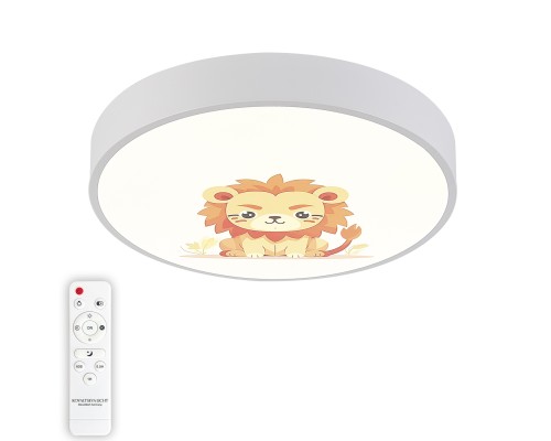 Люстра потолочная Natali Kovaltseva INNOVATION STYLE 83122 Kids 80Вт Белый 3000 / 4300 / 6500К