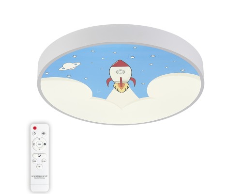 Люстра потолочная Natali Kovaltseva INNOVATION STYLE 83123 Kids 100Вт Белый 3000 / 4300 / 6500К