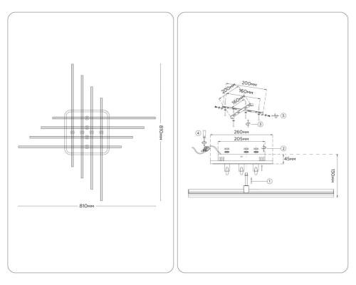 Люстра Ambrella Light COMFORT FL6263