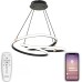 Светодиодная Smart люстра Natali Kovaltseva LED LAMPS 81291 120W 3300*4300*7000K Черный