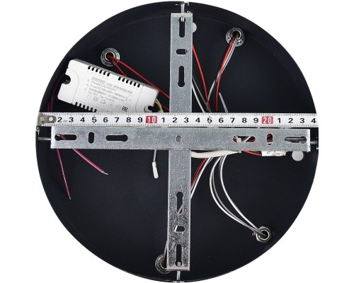 Потолочная светодиодная люстра Natali Kovaltseva LED LAMPS 81235 120W 3300*4300*7000K Чёрный, золотой