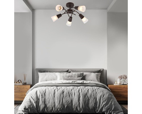 Потолочная люстра Escada Calla 1109/5P Wenge