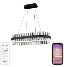 Люстра подвесная Natali Kovaltseva LED LAMPS 81276 Royalton 120Вт Черный 3000 / 4300 / 6500К