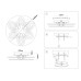 Потолочная светодиодная люстра Ambrella light Acrylica Original FA4546