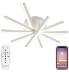 Люстра потолочная Natali Kovaltseva LED LAMPS 81171 Line 100Вт Белый 3000 / 4300 / 6500К